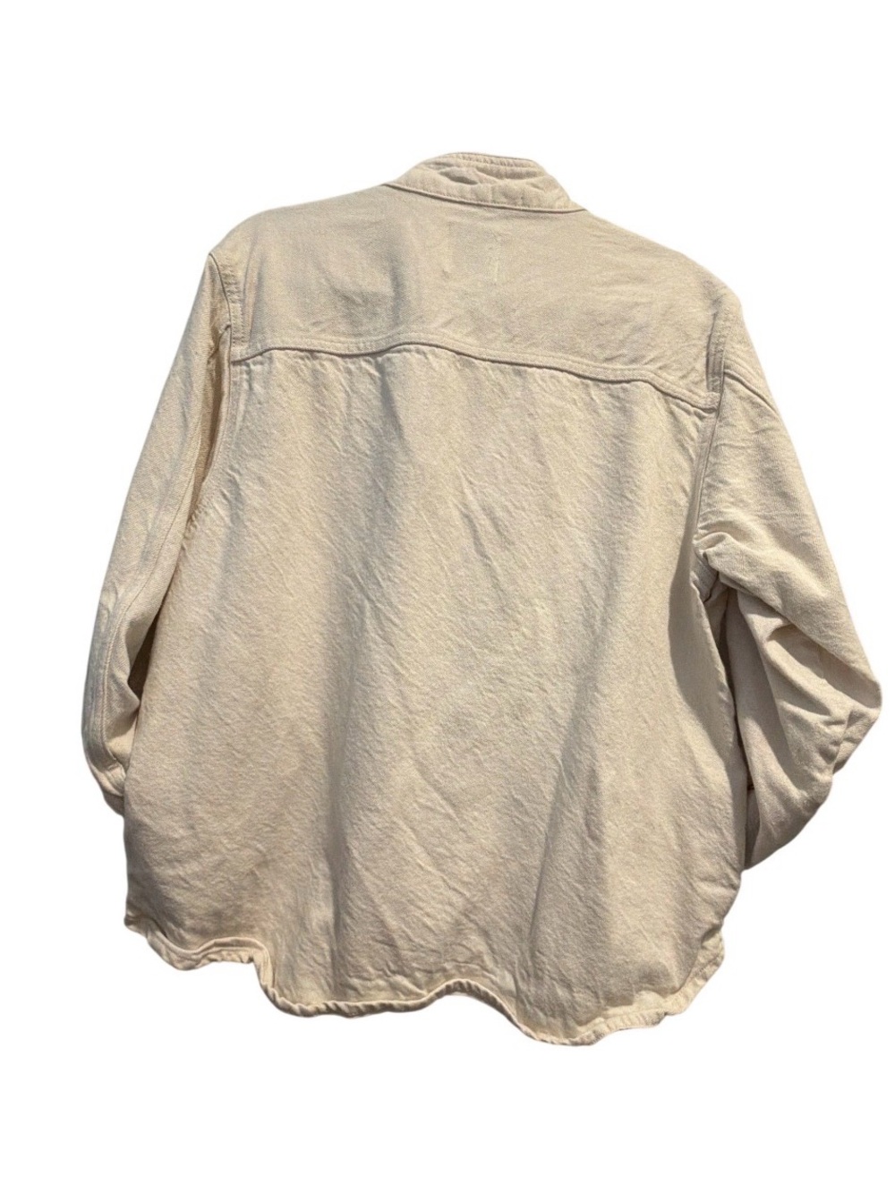 NWOT Zara Oversized Half-Zip Denim Pullover - Picture 2 of 7